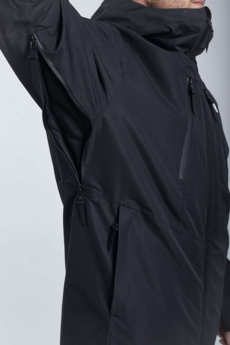 Zip de ventilation trois accès pour un accès facile