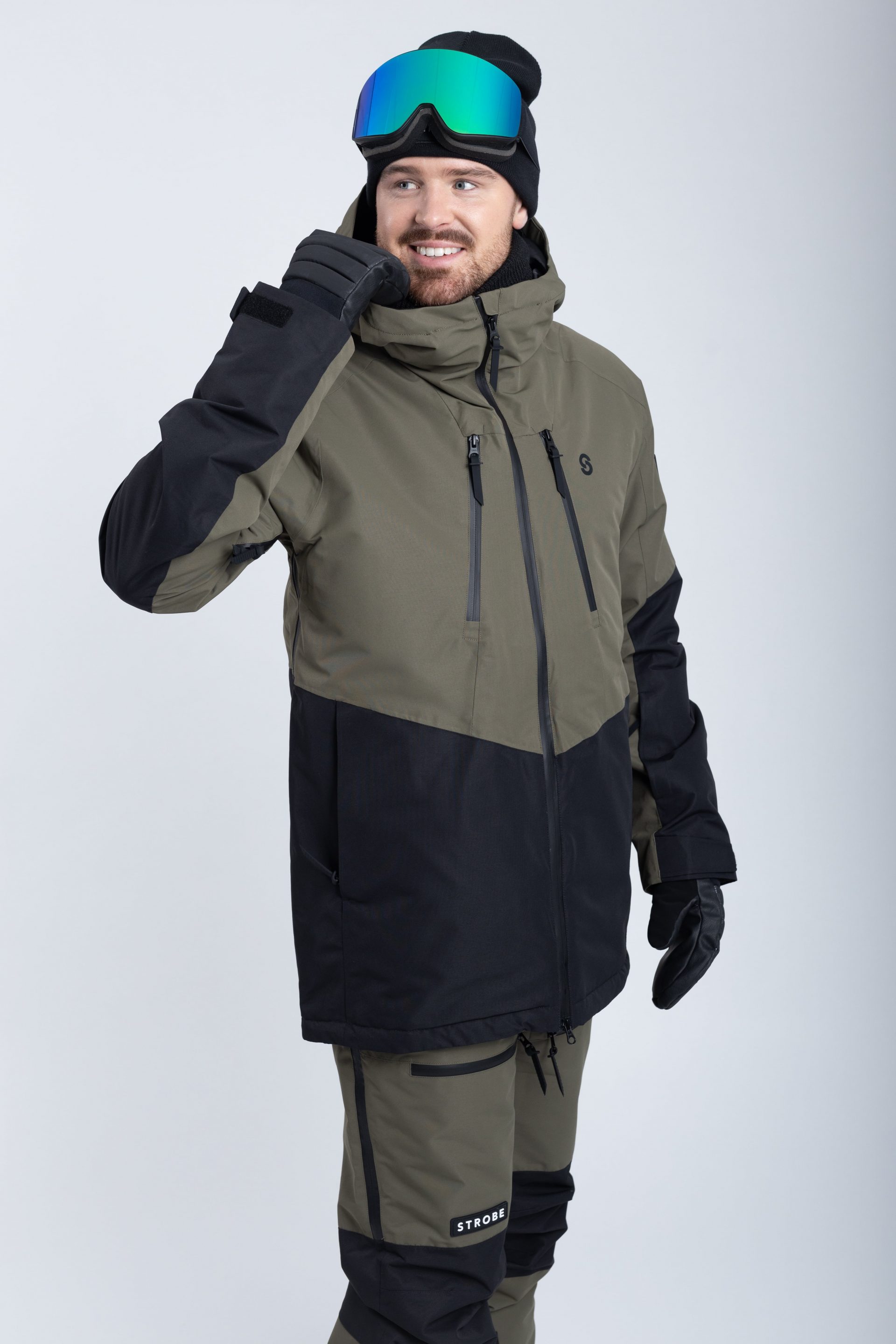 Veste de ski Lynx Olive Green - Hommes