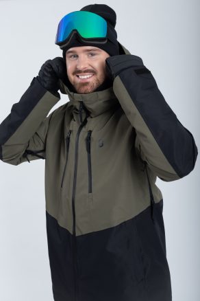 Veste de ski Lynx Olive Green - Hommes