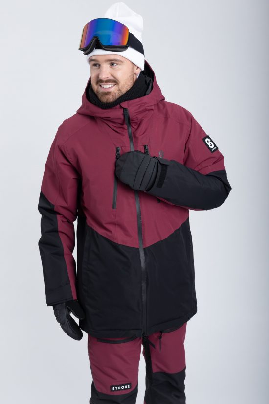 Veste de ski Lynx Burgundy - Hommes
