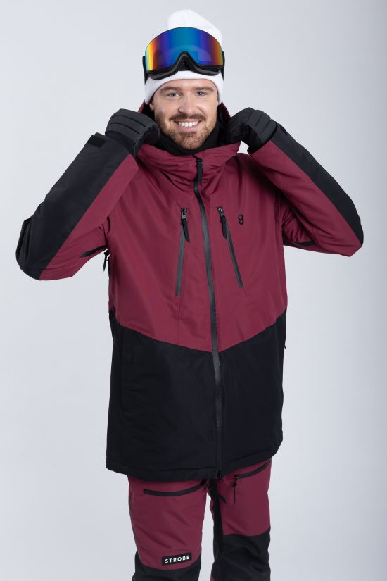 Veste de ski Lynx Burgundy - Hommes