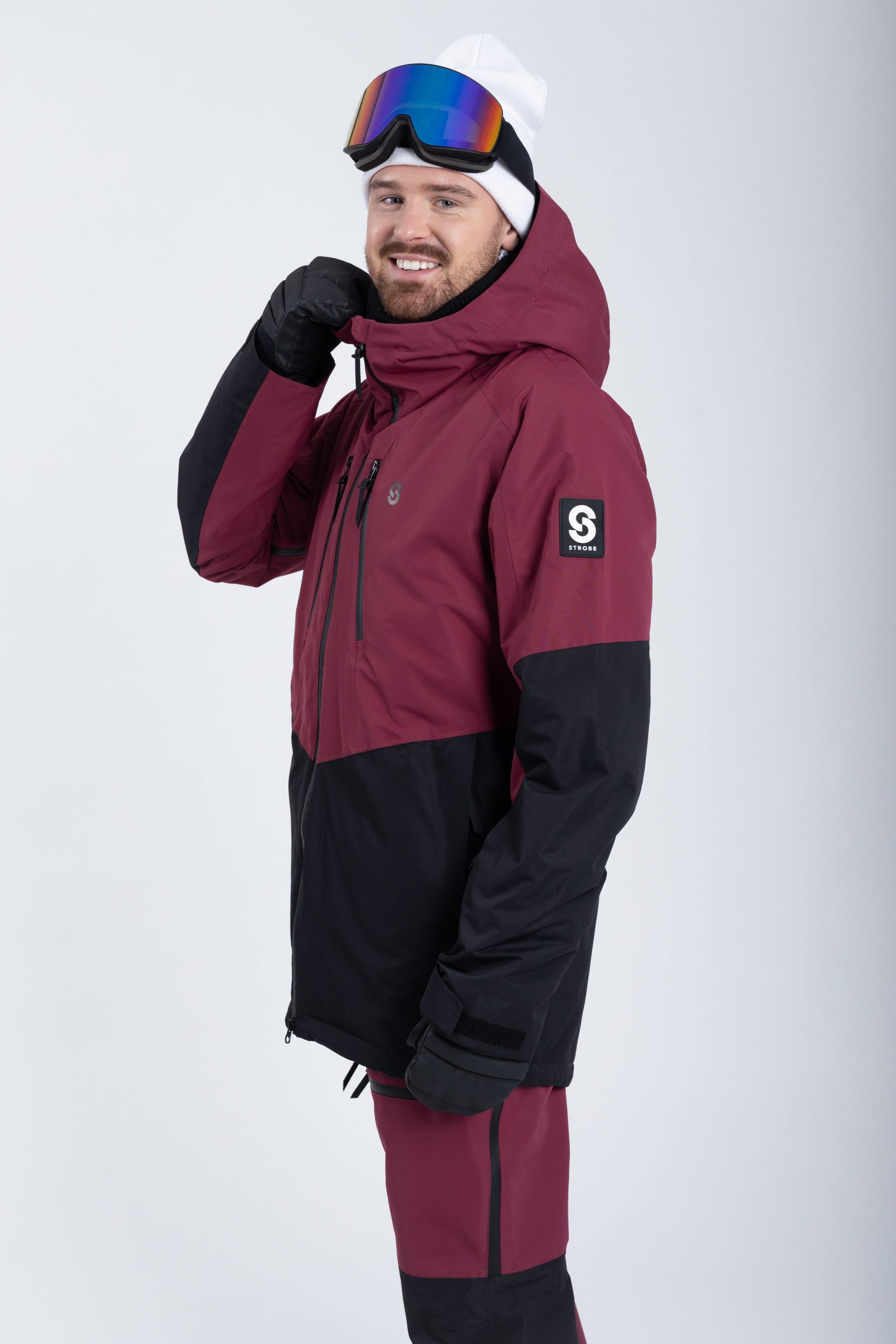 Veste de ski Lynx Burgundy - Hommes