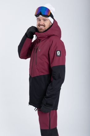 Veste de ski Lynx Burgundy - Hommes
