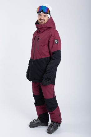 Veste de ski Lynx Burgundy - Hommes