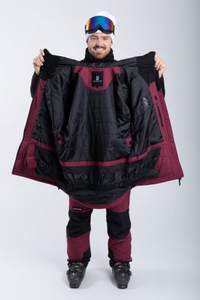 Veste de ski Lynx Burgundy - Hommes