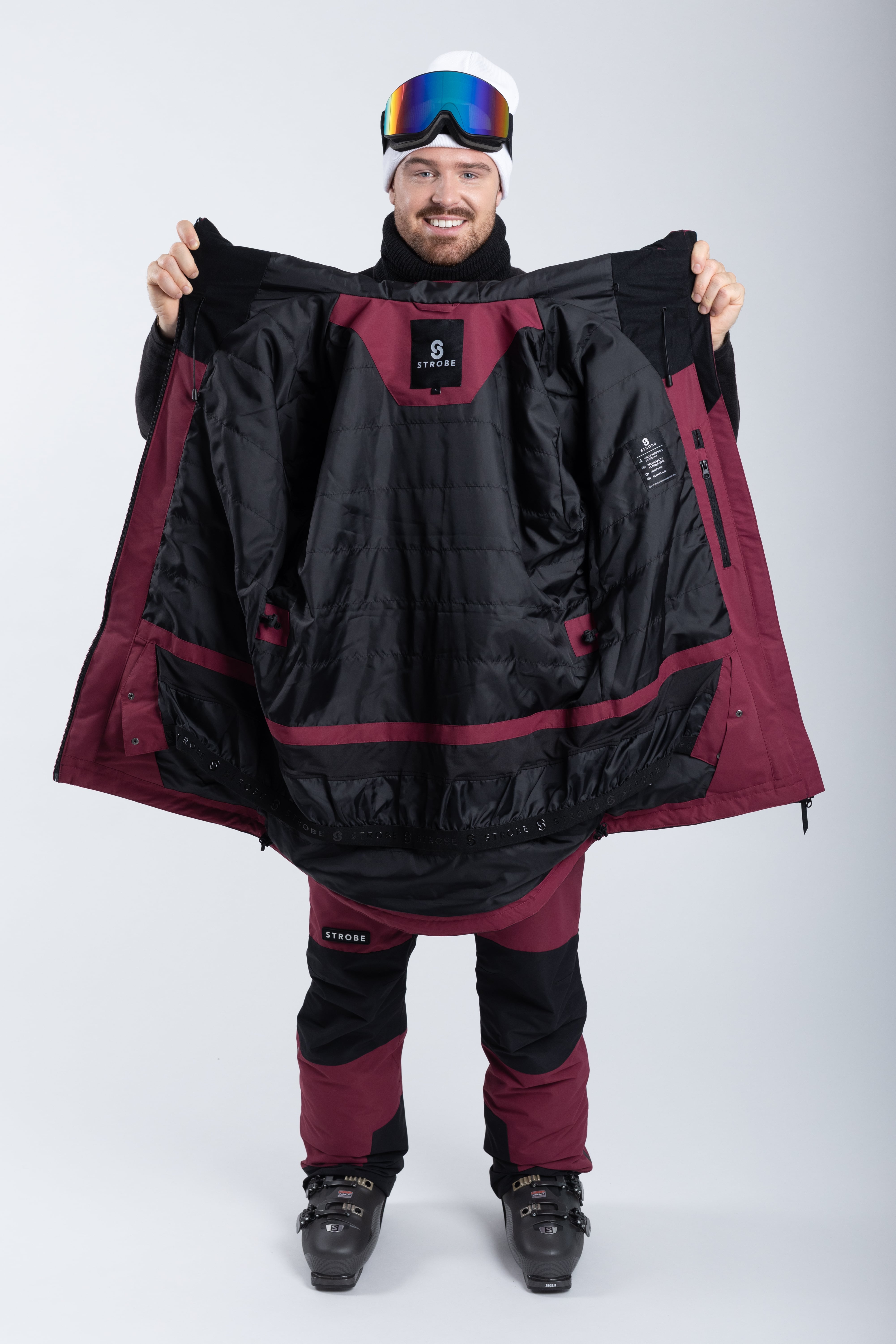 Veste de ski Lynx Burgundy - Hommes