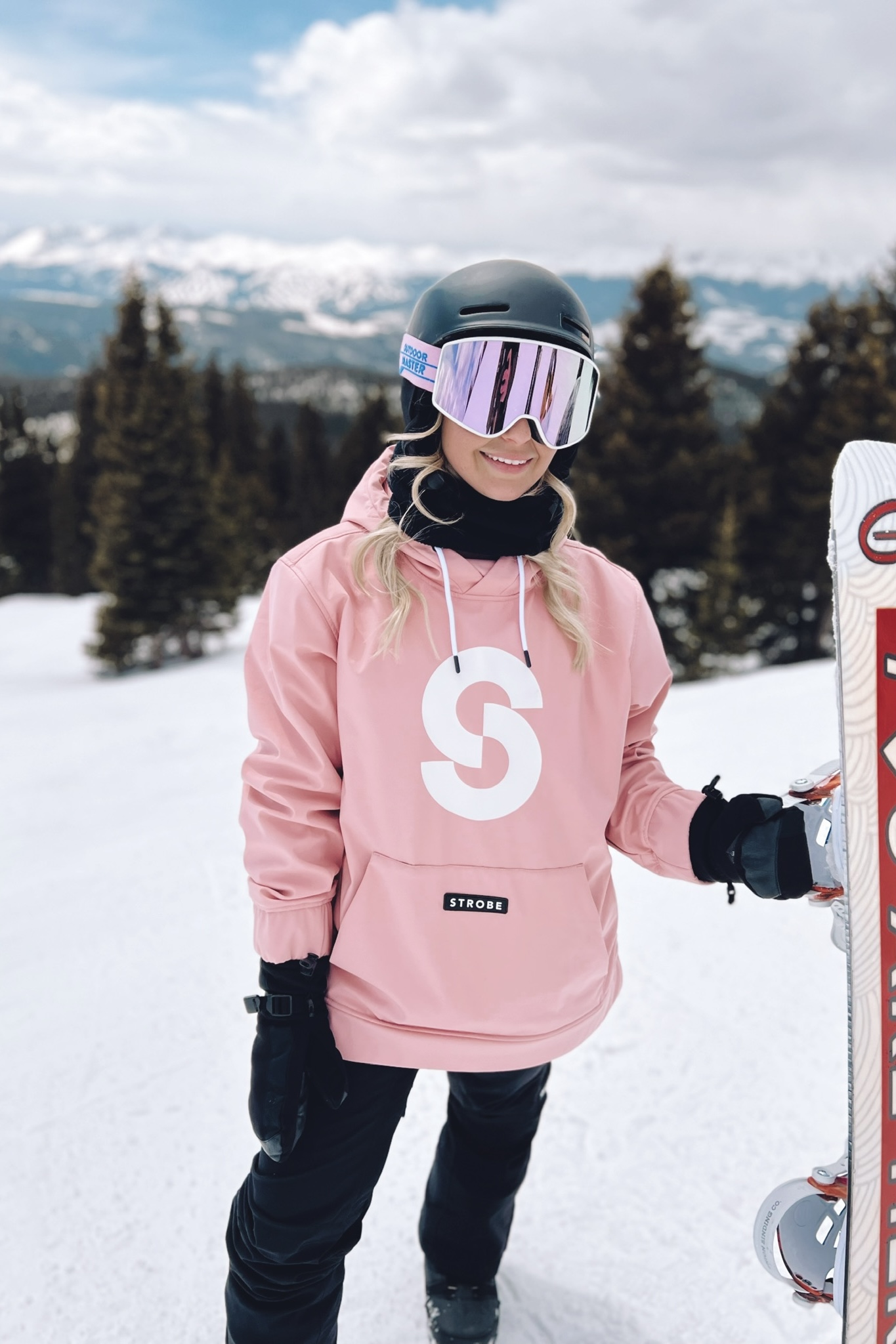 Epic Shred Hoodie Sakura Pink - Femmes
