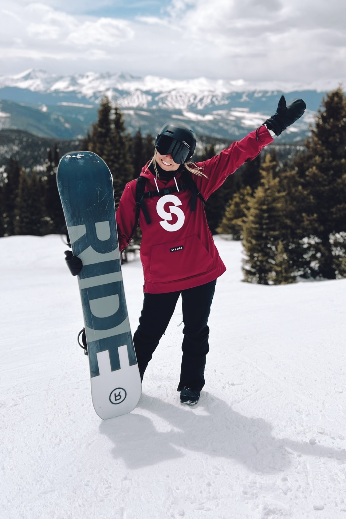 Epic Shred Hoodie Burgundy - Femmes