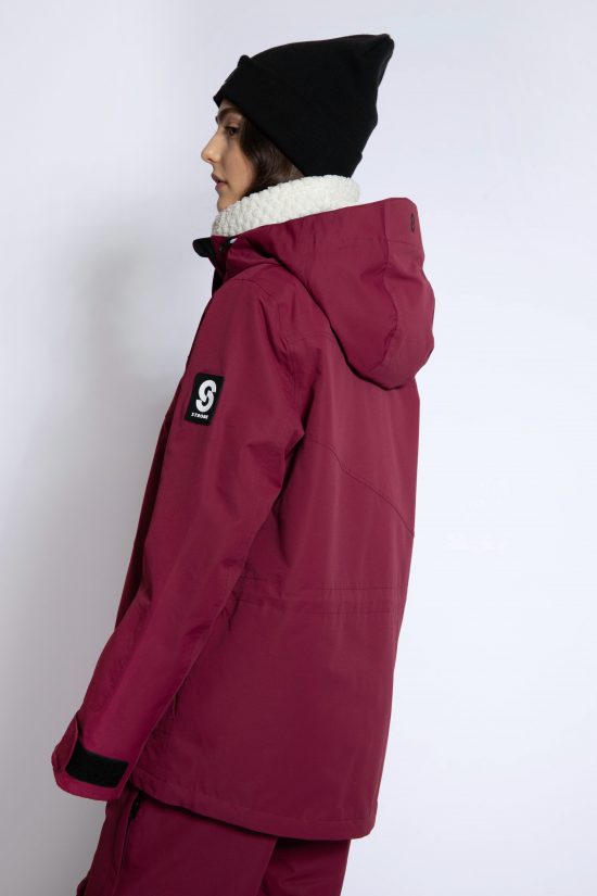 Veste de ski Aura Burgundy - Femmes