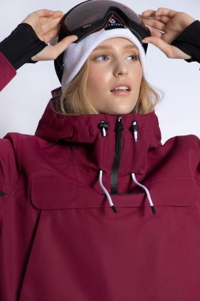Veste de ski Felicity Burgundy - Femmes
