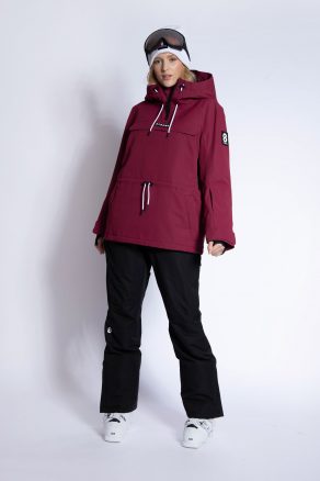 Veste de ski Felicity Burgundy - Femmes