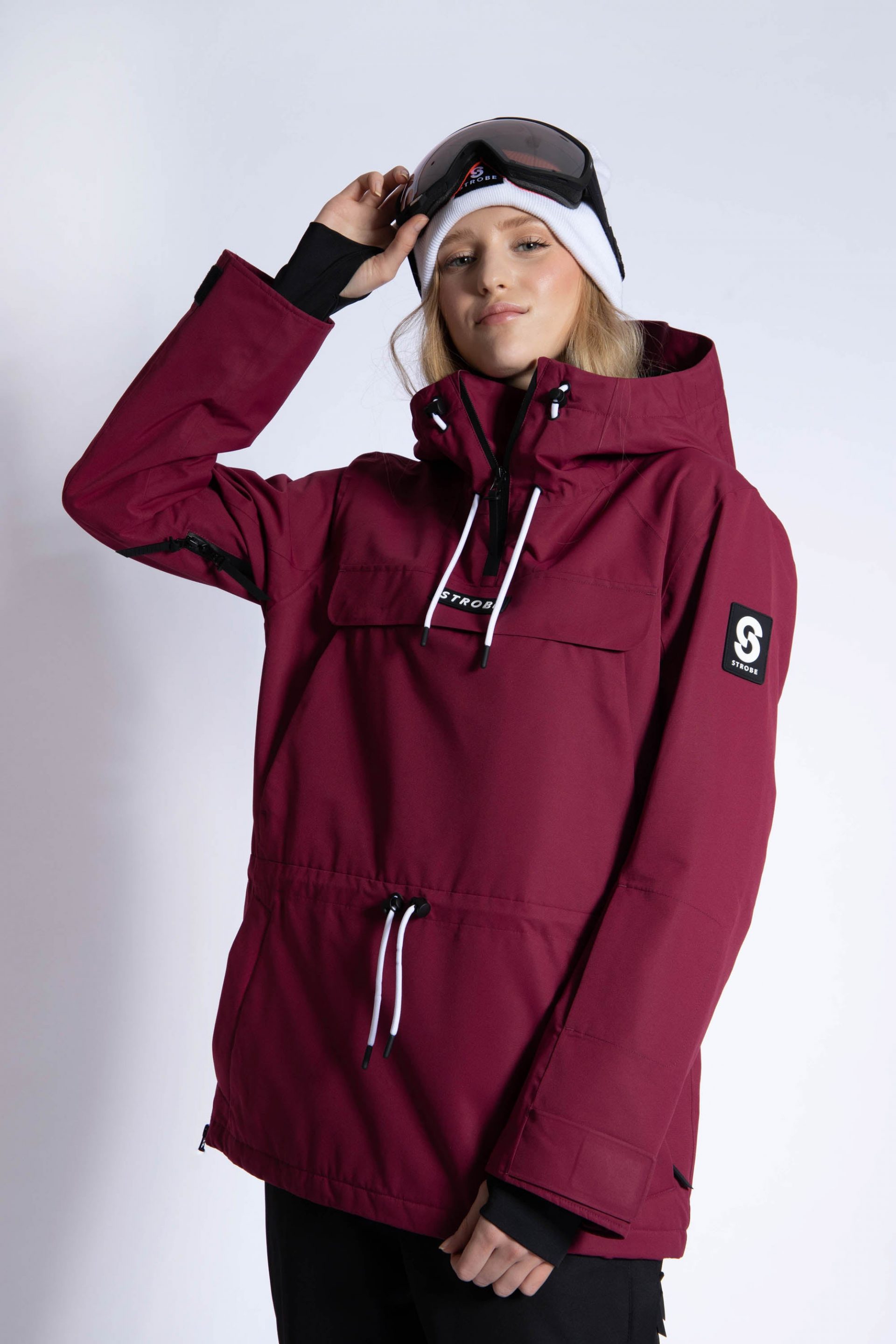 Veste de ski Felicity Burgundy - Femmes