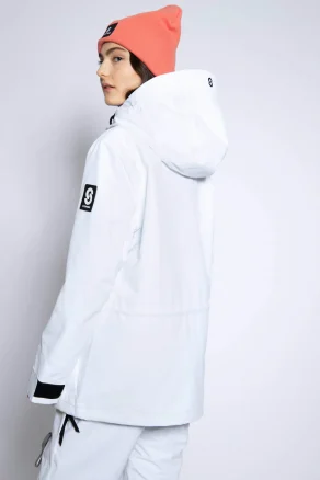 Felicity Ski Jacket White - Femmes