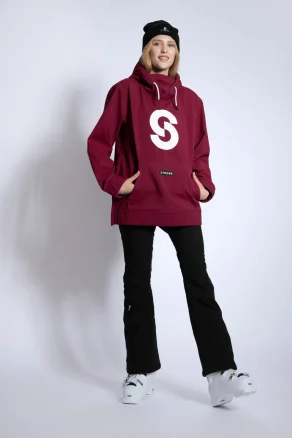 Epic Shred Hoodie Burgundy - Femmes