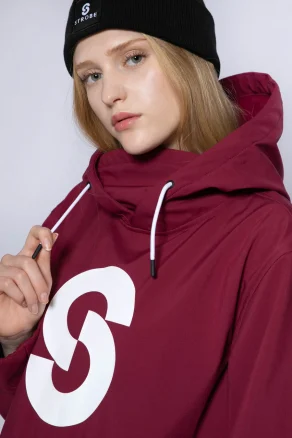 Epic Shred Hoodie Burgundy - Femmes